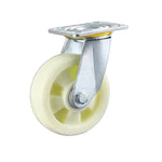 4 Inch Flat Bottom Movable Biaxial Beige Polypropylene PP Caster 4 Medium And Heavy Universal Wheels