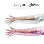 Animal Disposable Long Arm Gloves Thickened And Lengthened Breeding Equipment And Instruments 85 CM * 50 Pieces Per Bag