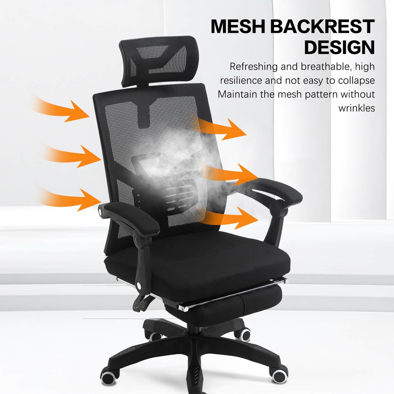 ECVV Ergonomic Adjustable Office Chair High Back Computer; ECVV EG