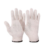 12 Pairs / Dozen White Labor Protection Gloves Cotton Thread Gloves Construction Site Work Gloves