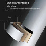 Outdoor Umbrella Courtyard Umbrella Outdoor Big Sun Umbrella Advertisement Folding Stall Umbrella Center Pillar Umbrella Balcony Table Chair