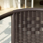 Outdoor Balcony Table Chair Rattan Chair Combination Leisure Courtyard Seat Outdoor Outdoor Outdoor Terrace Garden Table Chair