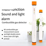 Combustible Gas Detector High Precision Domestic Natural Gas Leakage Alarm Gas Detector Concentration Tester (Battery + Sound Light Alarm)