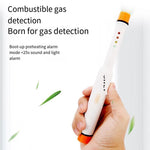 Combustible Gas Detector High Precision Domestic Natural Gas Leakage Alarm Gas Detector Concentration Tester (Battery + Sound Light Alarm)