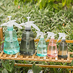 Household Watering Machine Watering Pot Special Small Pressure Spray Bottle Watering Pot 500ml Light Lan Sprinkling Pot Peppermint Green