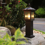 Solar Lawn Lamp New Chinese Outdoor Waterproof Courtyard Aisle Lamp Outdoor Villa Garden Household Landscape Lamp Solar Lawn Lamp