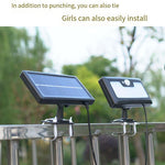 Split Solar Lamp Outdoor Lamp Courtyard Lamp Household Lighting LED Human Body Induction Indoor And Outdoor Waterproof Solar Street Lamp Fence Wall Lamp