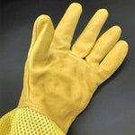 6 Pieces Leather Gloves Bee Protection Bee Catching Bee Sting Prevention Breathable Soft Hollow Bee Raising Tool