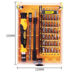 Deli 10 Packs Electronic Precision Maintenance Set 45pcs Electronic Precision Repair DL1045D