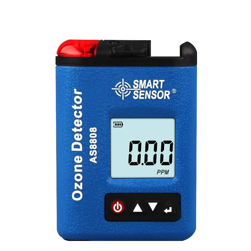 Ozone Gas Detector High Precision Explosion Proof Portable With LCD Digital Display Ozone Concentration Detector Tester Blue