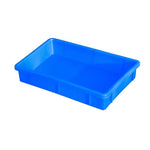 10 Pcs Plastic Storage Tray For Fruit, Vegetables, Food 370x250x65mm Rectangular Square Box Turnover  Parts Box Shallow Plate Rectangular Plastic Square Plate