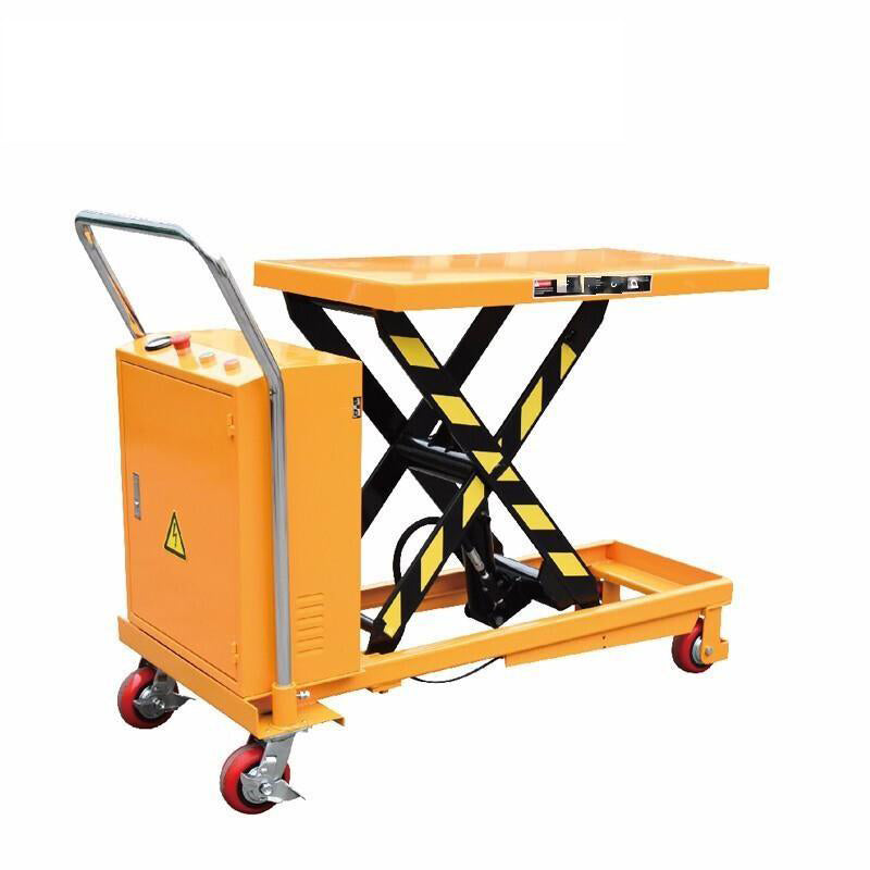 Electric Platform Forklift Truck, Manual Hydraulic Elevator, Mobile Elevator, Small Electric Platform, Electric Hydraulic Elevator, Load 500kg, Rise 0.9m